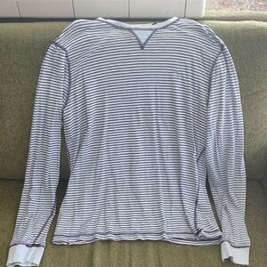 Penguin Striped Long Sleeve Men's Shirt